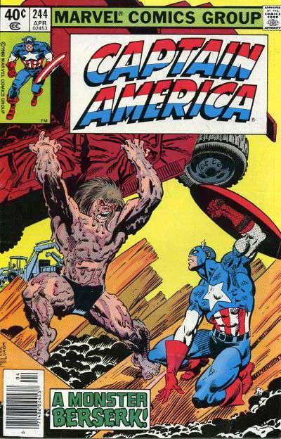 Captain America (1st Series) #244 Newsstand Edition