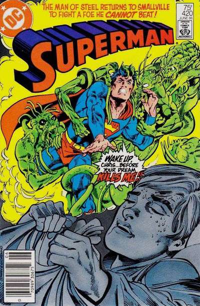 Superman (1st Series) #420 Newsstand Edition