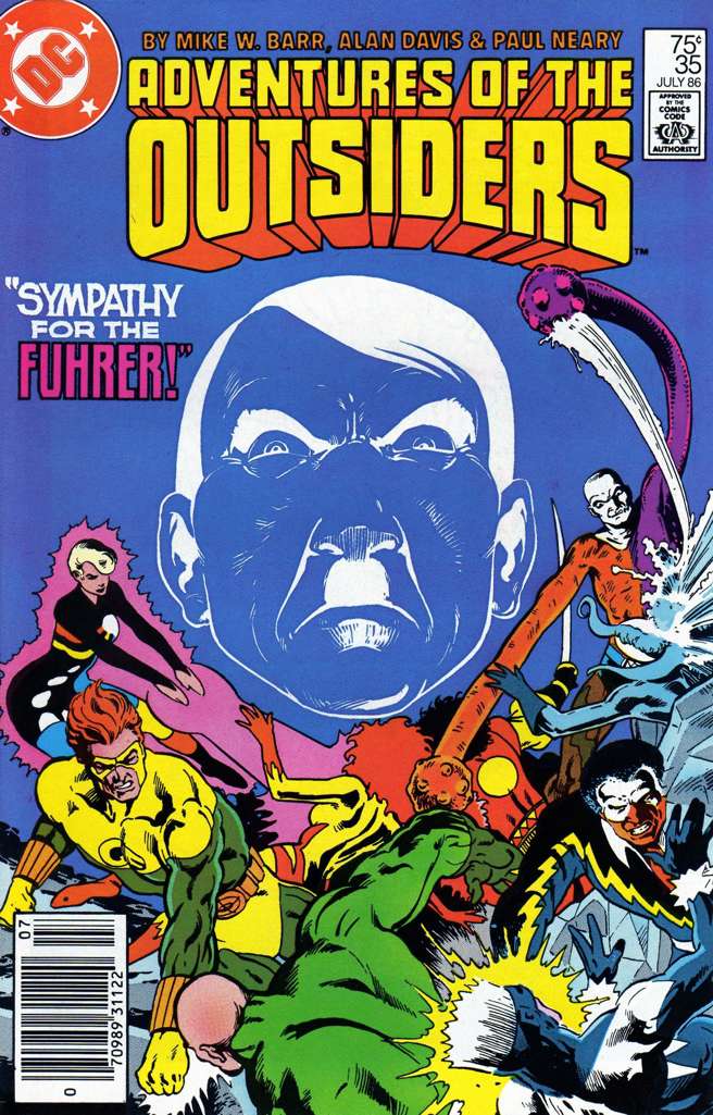 The Adventures of the Outsiders #35 Newsstand Edition