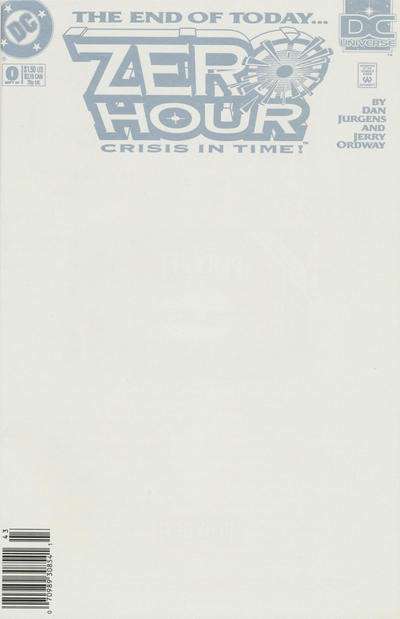 Zero Hour: Crisis in Time #0 Newsstand Edition
