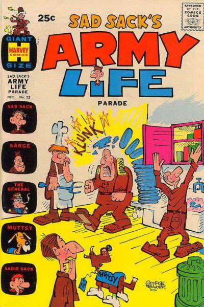 Sad Sack Army Life Parade #32