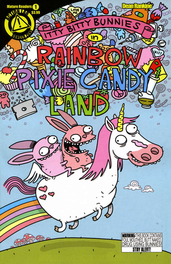 Itty Bitty Bunnies In Rainbow Pixie Candy Land
