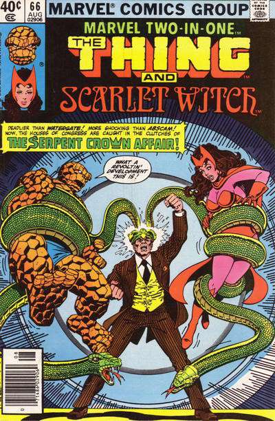 Marvel Two-In-One #66 Newsstand Edition