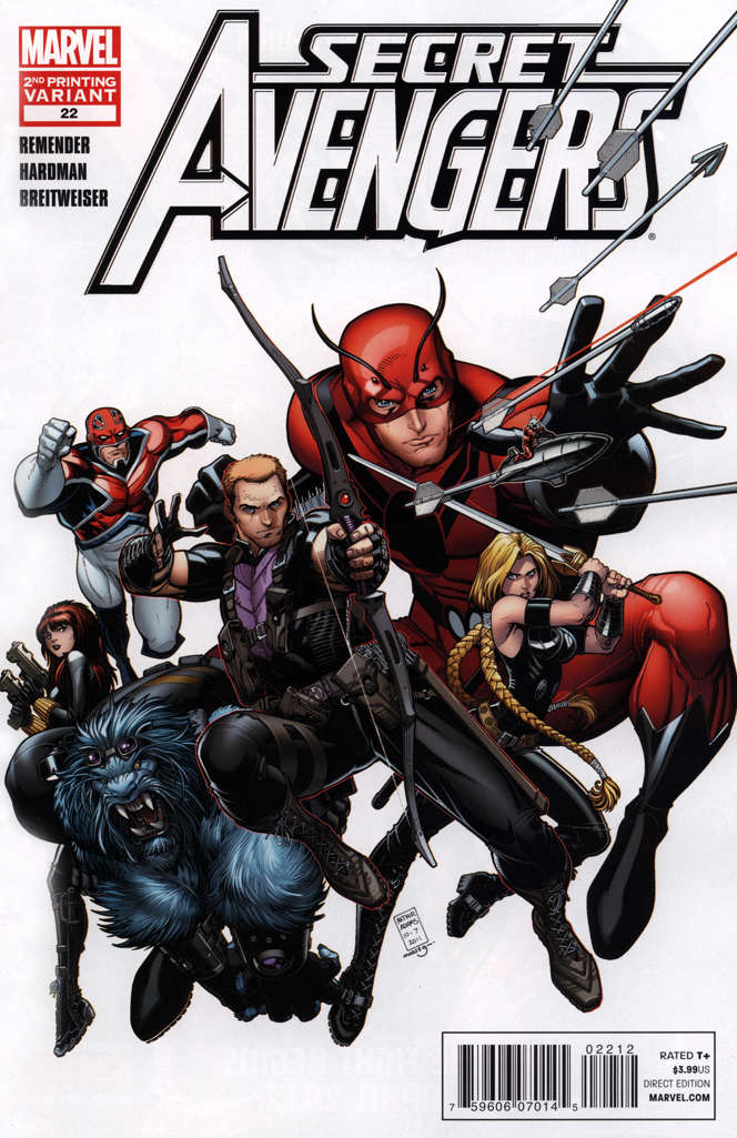 Secret Avengers #22  - 2nd printing