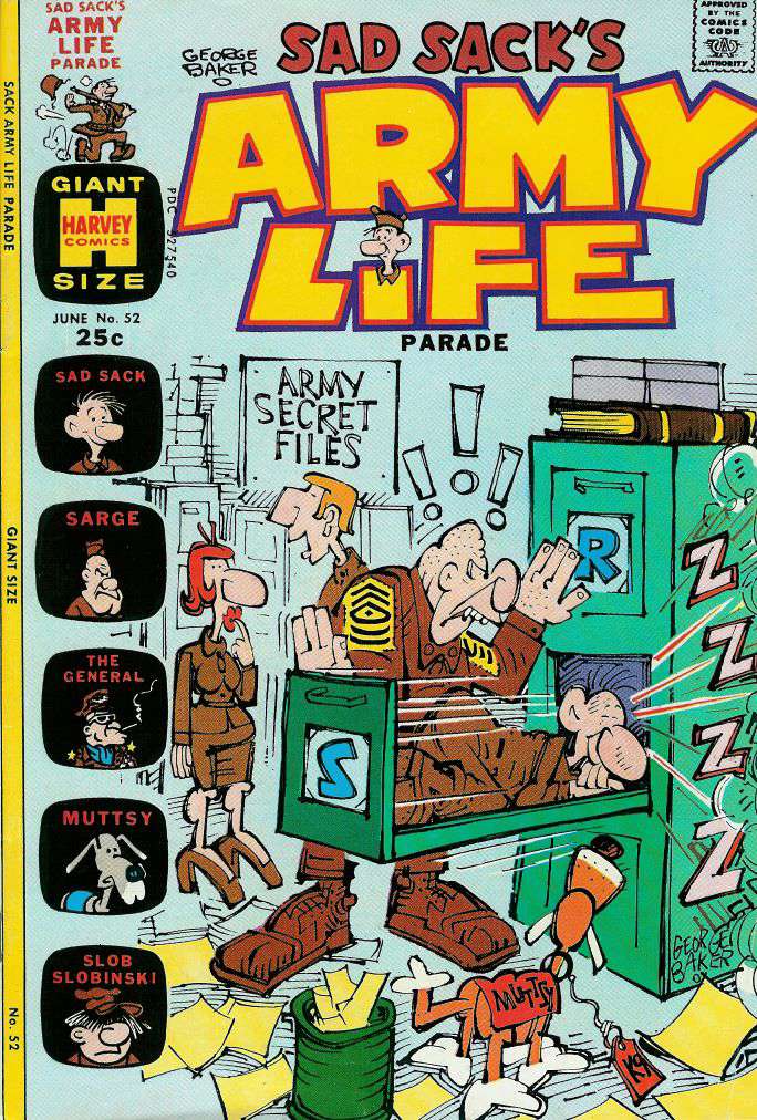 Sad Sack Army Life Parade #52