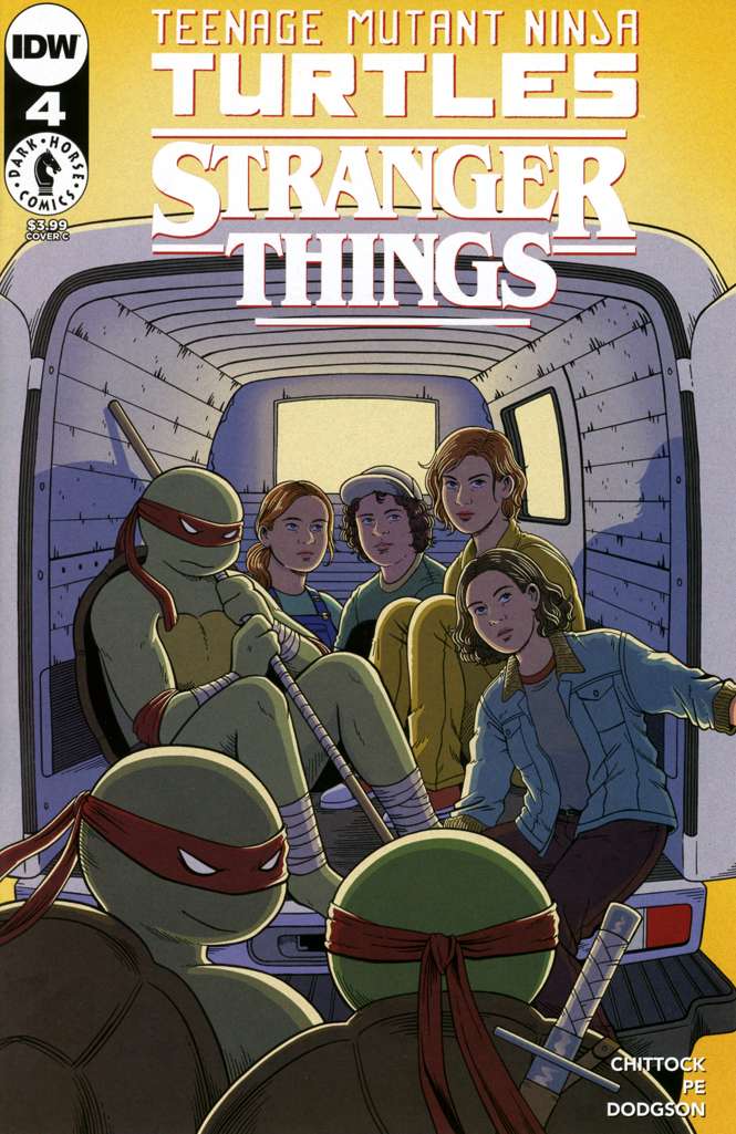 Teenage Mutant Ninja Turtles X Stranger Things #4 Variation C