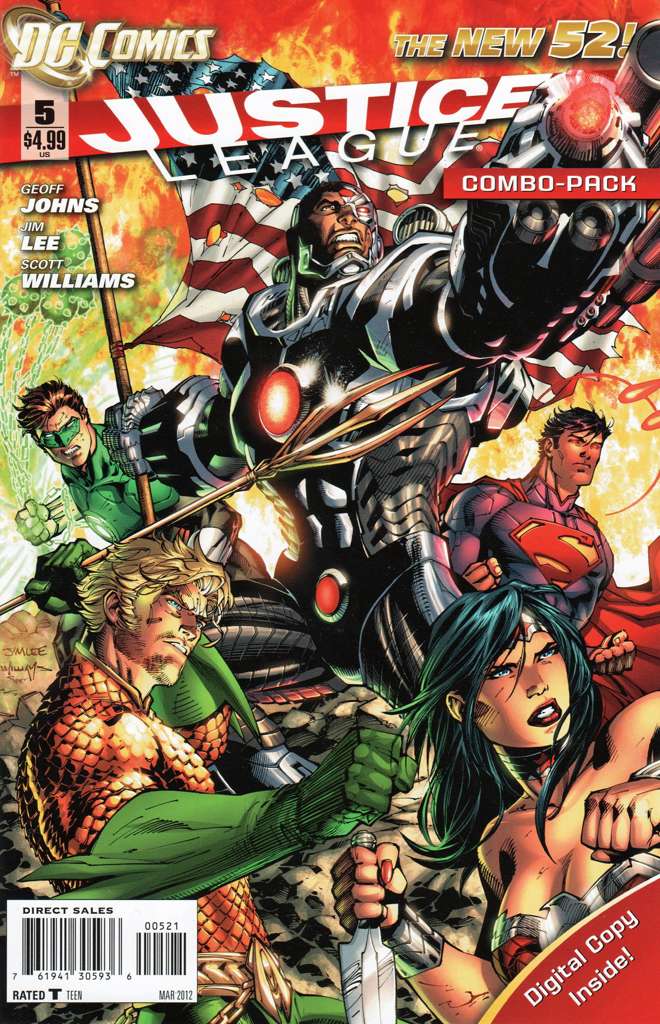 Justice League (2nd Series) #5 Variation B