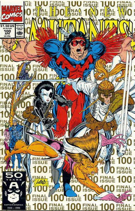 The New Mutants #100  - 2nd printing