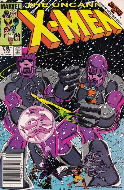 The Uncanny X-Men #202 Newsstand Edition