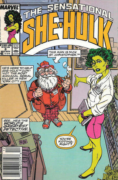 The Sensational She-Hulk #8 Newsstand Edition