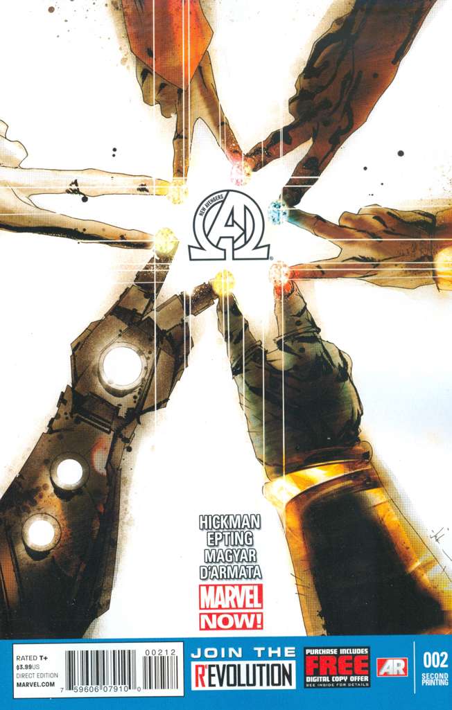New Avengers (3rd Series) #2  - 2nd printing