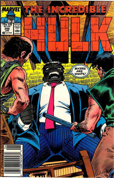 The Incredible Hulk #356 Newsstand Edition