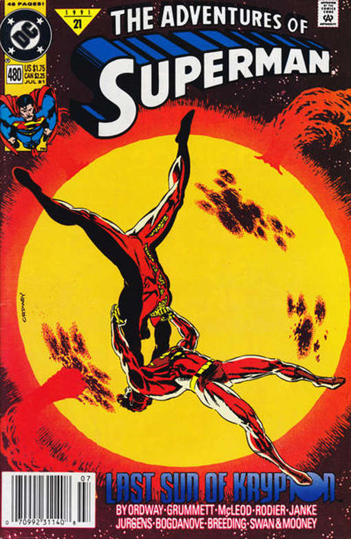 Adventures of Superman #480 Newsstand Edition