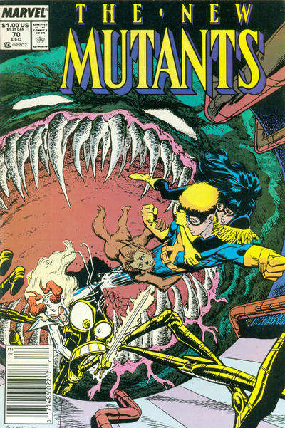 The New Mutants #70 Newsstand Edition