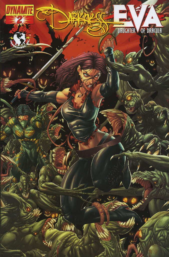 The Darkness vs. Eva: Daughter of Dracula #2 Variation B
