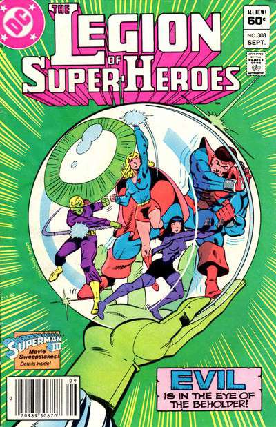 The Legion of Super-Heroes (2nd Series) #303 Newsstand Edition