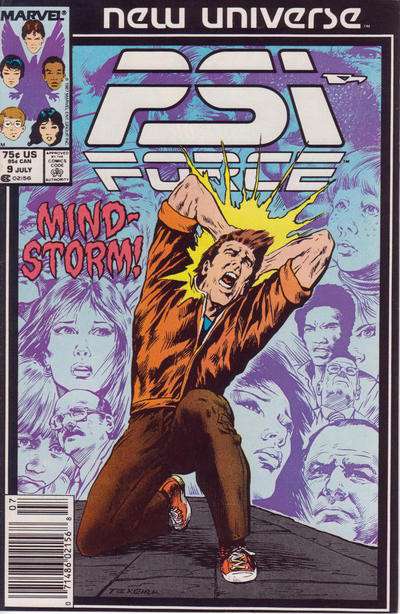 Psi-Force #9 Newsstand Edition