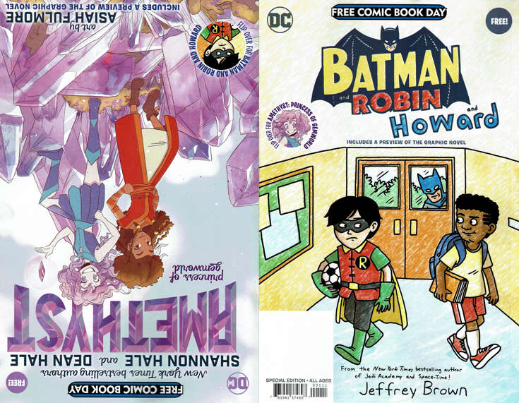 Batman and Robin and Howard/Amethyst: Princess of Gemworld Special Edition Flipbook