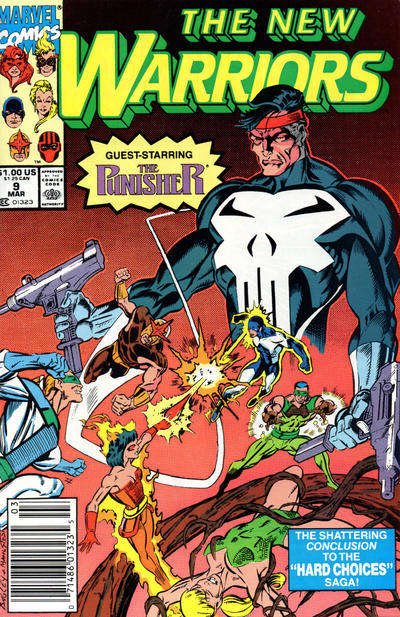 The New Warriors #9 Newsstand Edition
