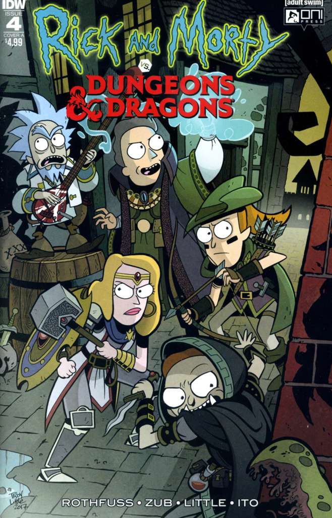 Rick and Morty vs. Dungeons & Dragons #4 Variation A