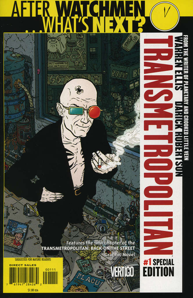 Transmetropolitan #1  - 2nd printing