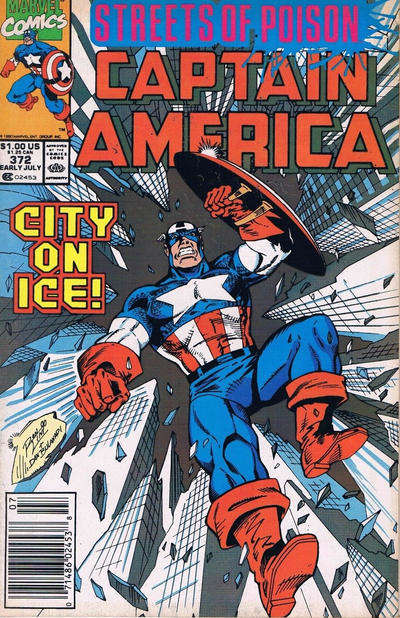 Captain America (1st Series) #372 Newsstand Edition