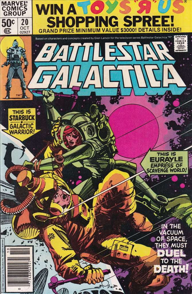 Battlestar Galactica (Marvel) #20 Newsstand Edition