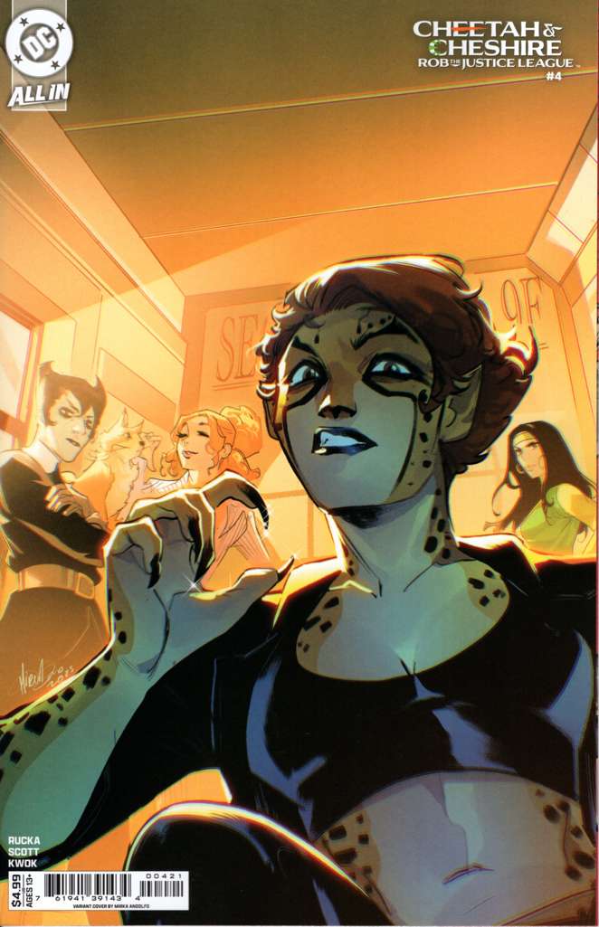 Cheetah & Cheshire Rob the Justice League #4 Variation C