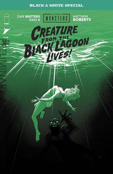 Universal Monsters: Creature From the Black Lagoon Lives Black & White Special #2 Variation A