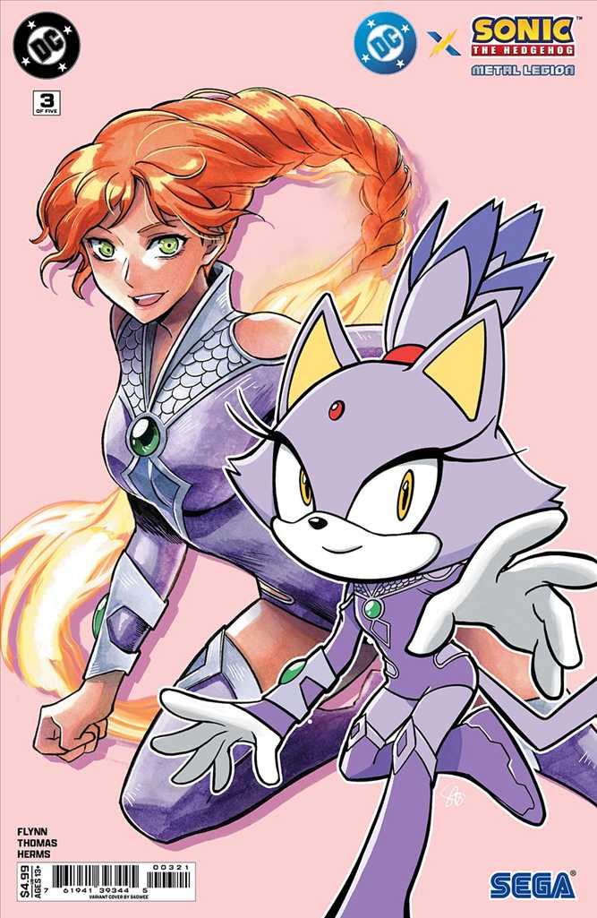 DC X Sonic the Hedgehog: Metal Legion #3 Variation B