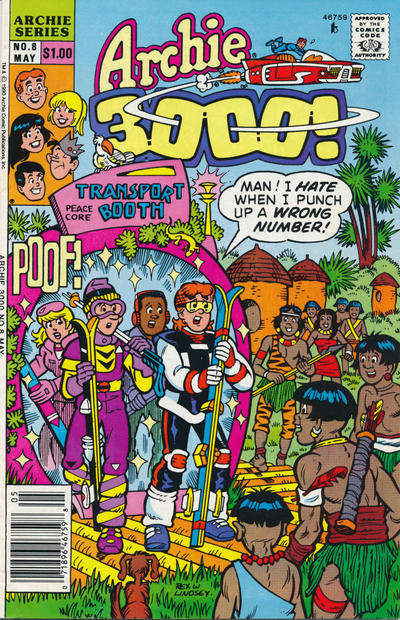 Archie 3000 #8 Newsstand Edition