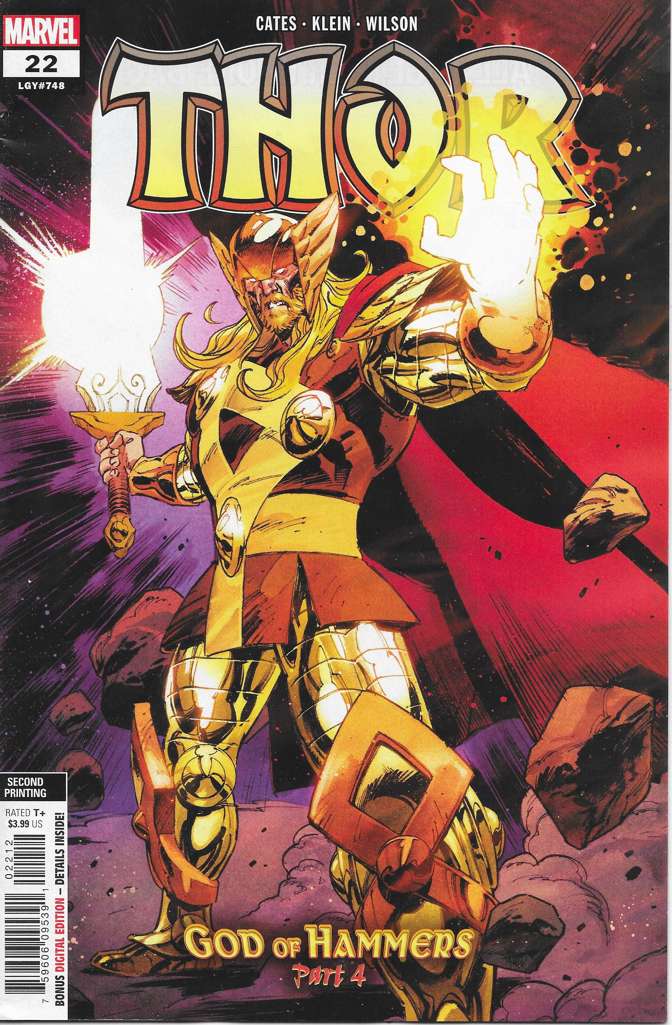 Thor (6th Series) #22  - 2nd printing