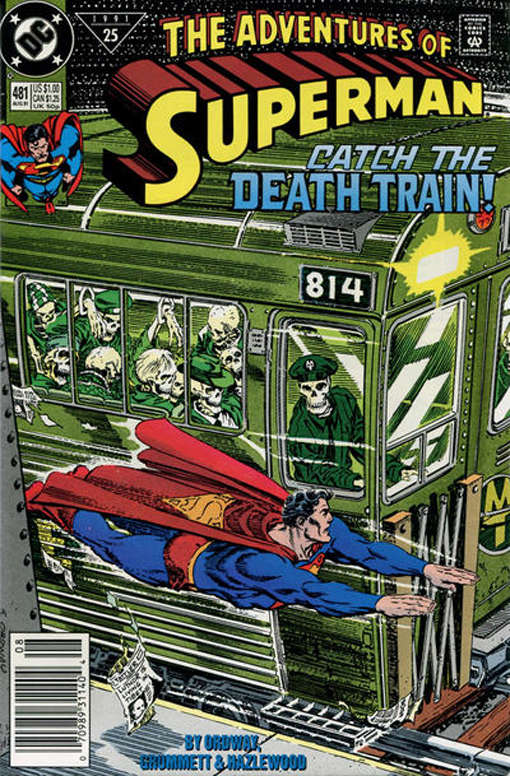 Adventures of Superman #481 Newsstand Edition
