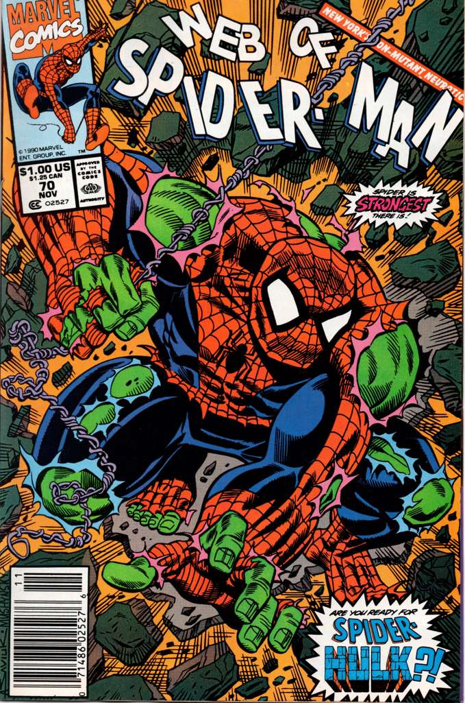The Web of Spider-Man #70 Newsstand Edition