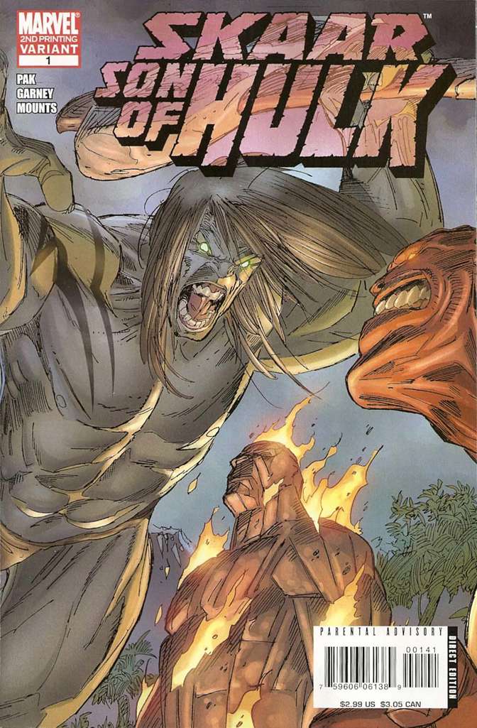 Skaar: Son of Hulk #1 Variation B - 2nd printing