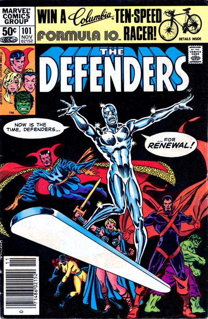 The Defenders #101 Newsstand Edition
