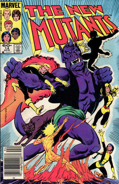 The New Mutants #14 Newsstand Edition