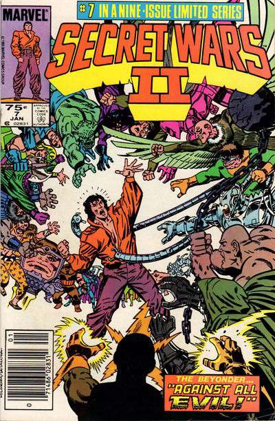 Secret Wars II #7 Newsstand Edition