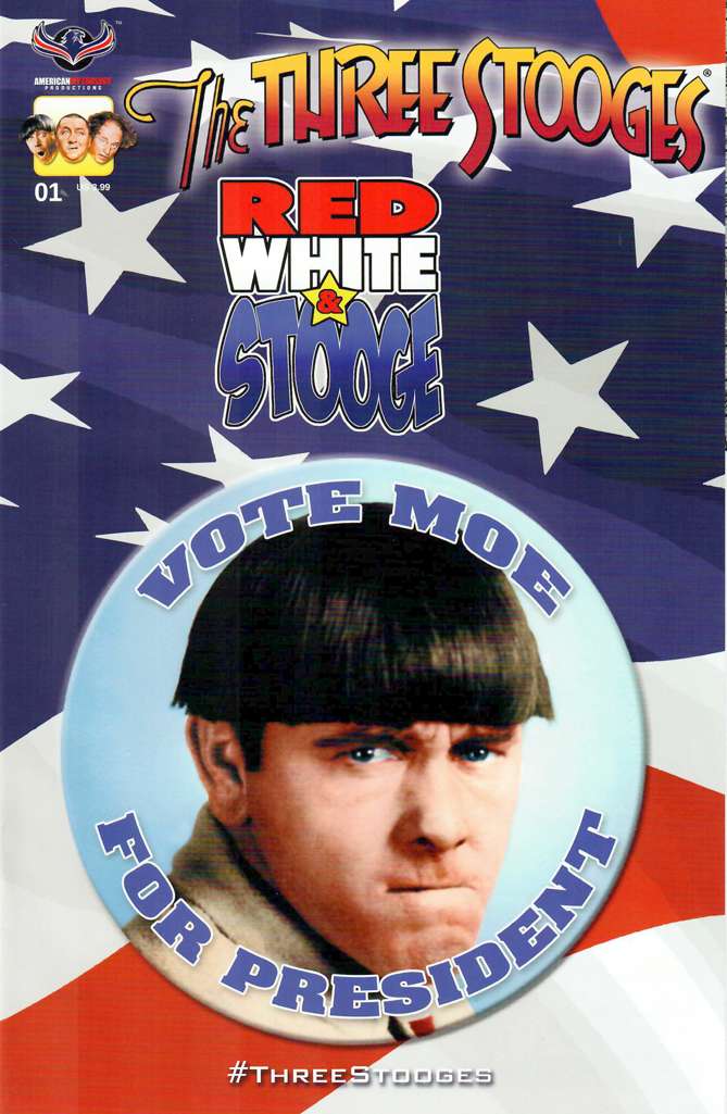 The Three Stooges: Red, White, & Stooge #1 Variation B