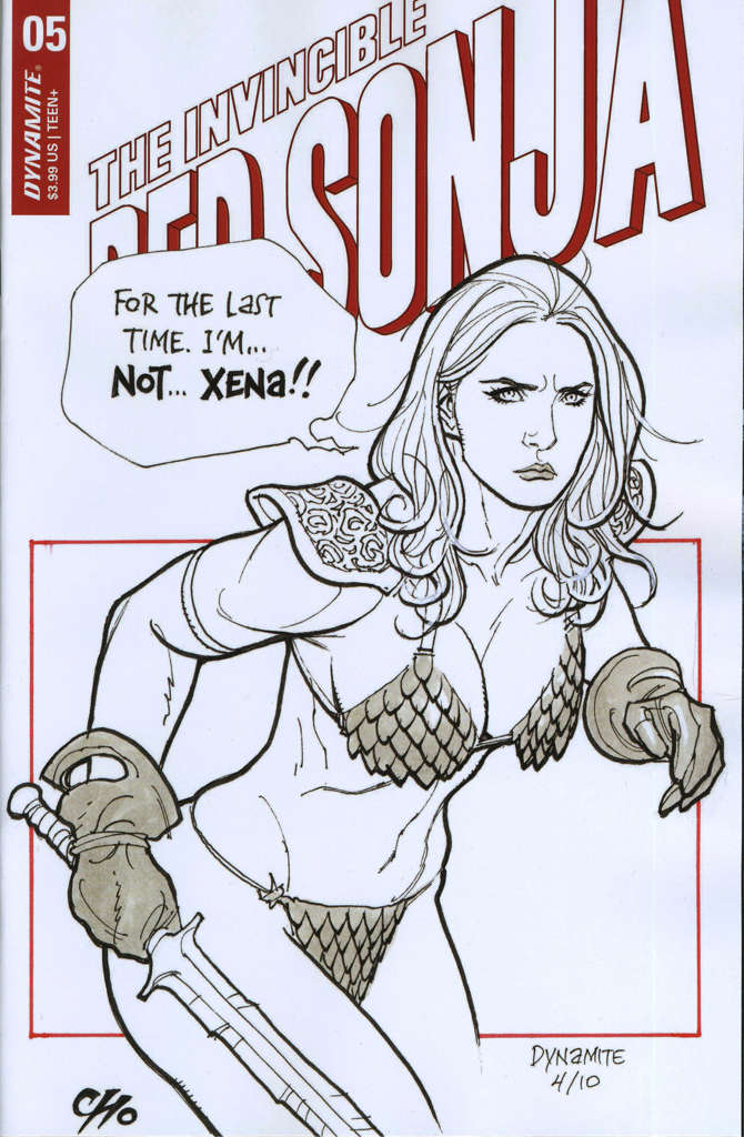 The Invincible Red Sonja #5 Variation D
