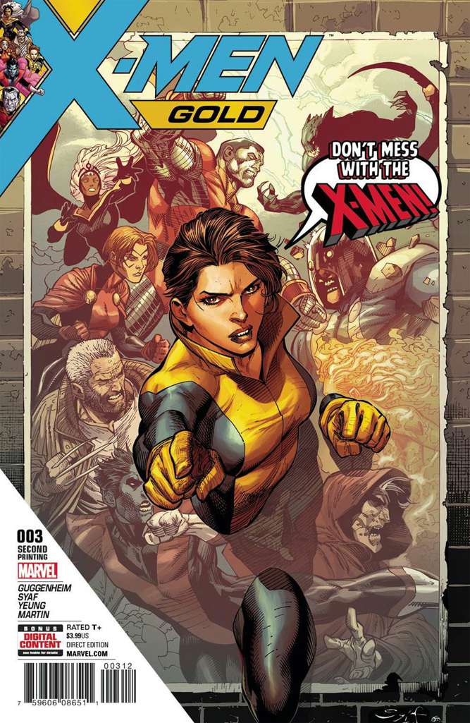 X-Men: Gold (2nd Series) #3  - 2nd printing