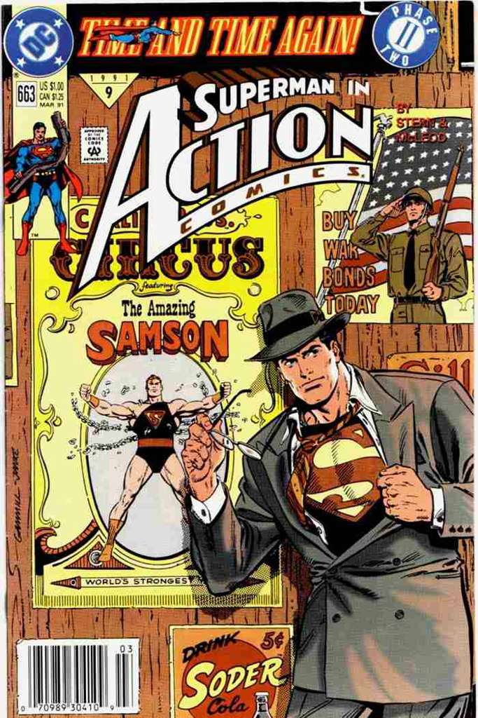 Action Comics #663 Newsstand Edition