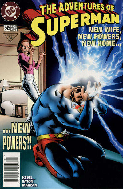 Adventures of Superman #545 Newsstand Edition