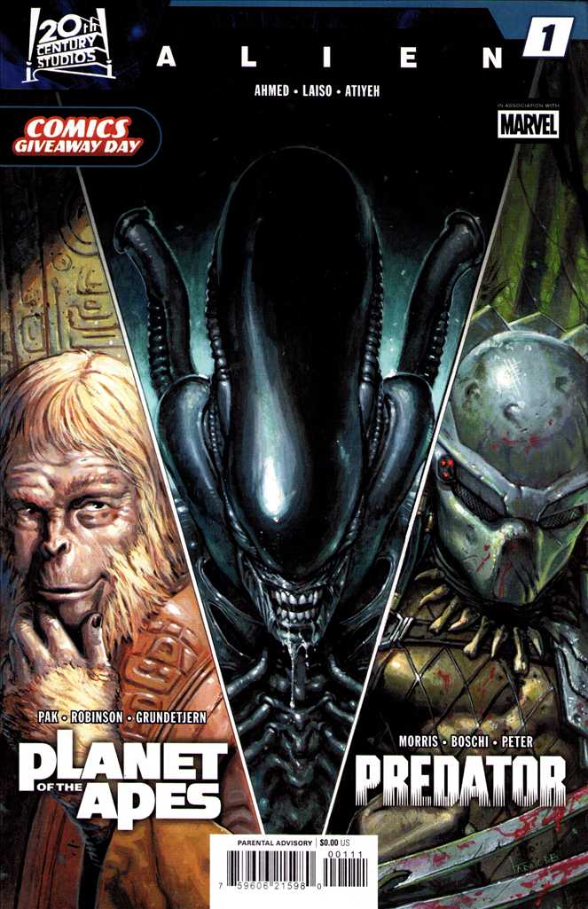 Alien, Predator, & Planet of the Apes Comics Giveaway Day #2026