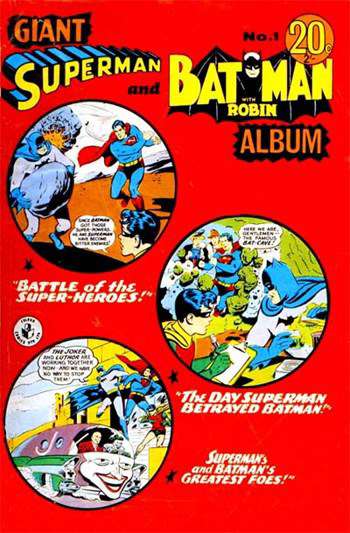 Giant Superman and Batman