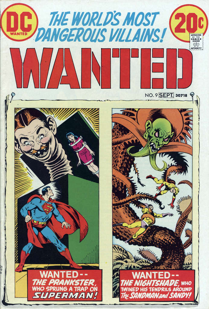 Wanted, The World’s Most Dangerous Villains #9