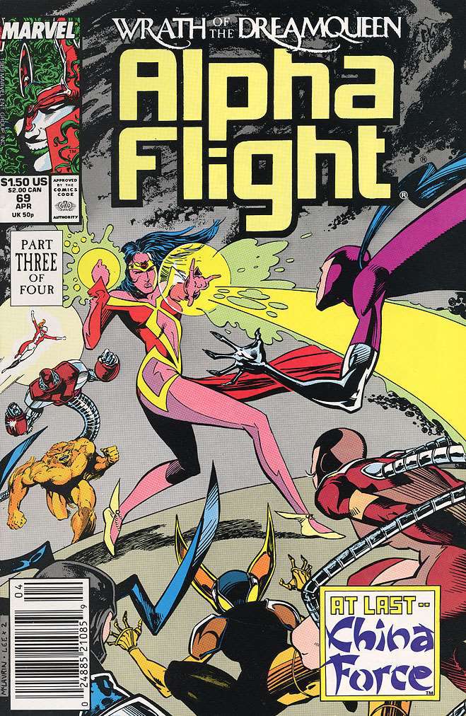Alpha Flight (1st Series) #69 Newsstand Edition