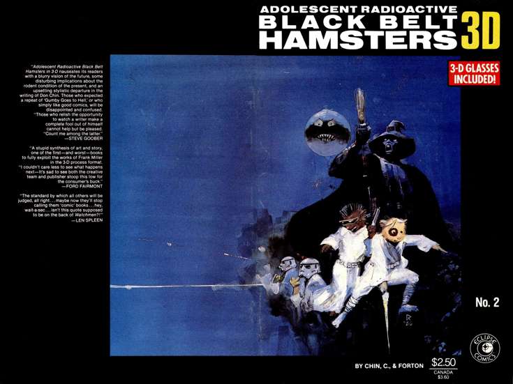 Adolescent Radioactive Black Belt Hamsters in 3-D #2