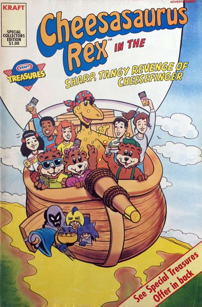 Cheesasaurus Rex in the Sharp, Tangy Revenge of Cheesefinger