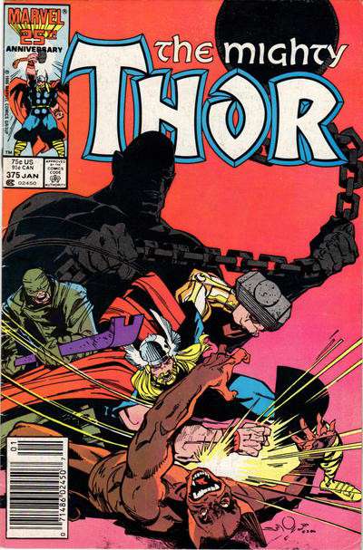 Thor #375 Newsstand Edition